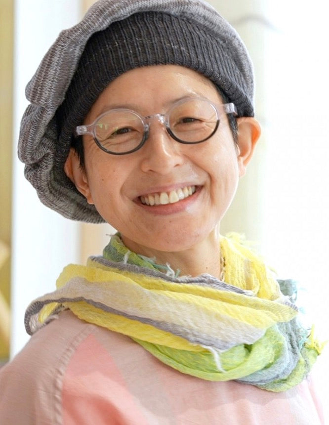 21'' x 70'' middle cotton gauze roots scarf from Japan