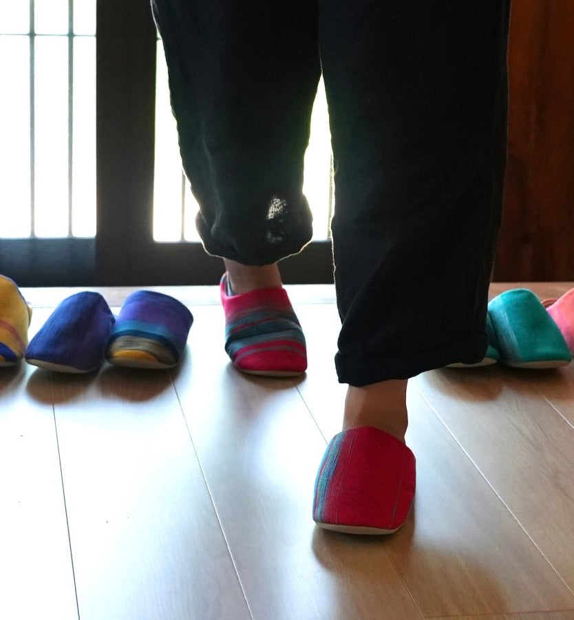 Tamaki Niime Uchibaki Cotton Slippers from Japan