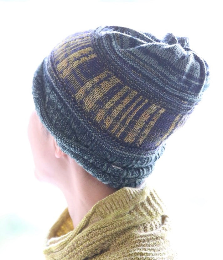 Tamaki Niime Knit Ba-neck warmer-funnel hat from Hyogo, Japan