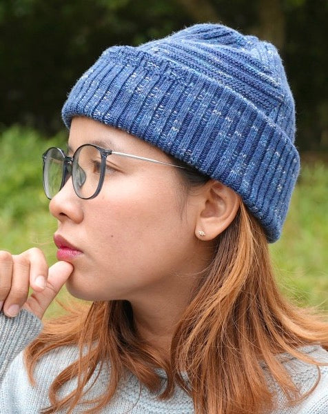 Tamaki Niime Mohe Nibo Slouch Beanie