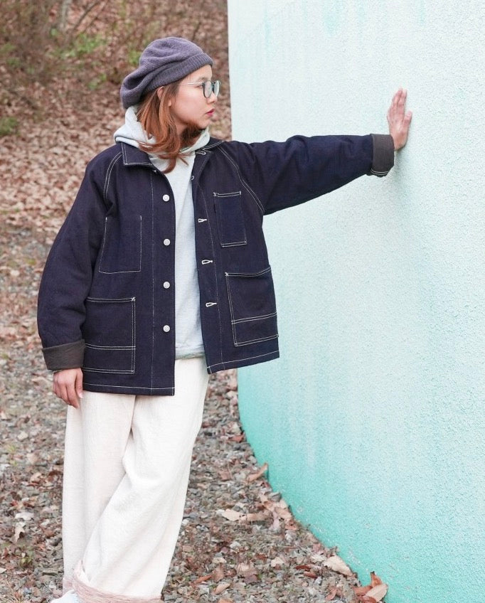 Tamaki-Niime Bespoke Denim Coverall Jacket from Japan
