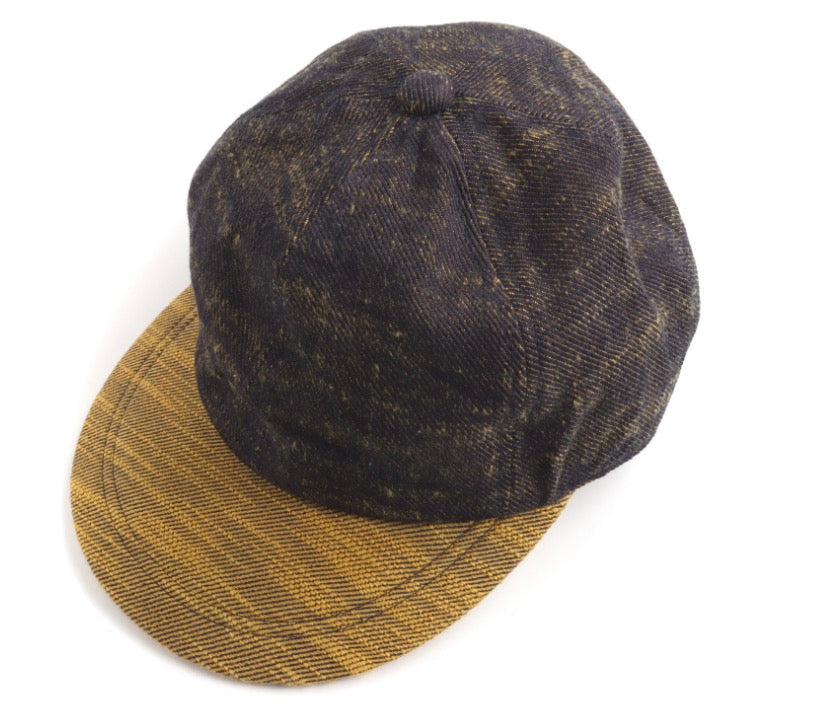 Denim Cap by Tamaki Niime