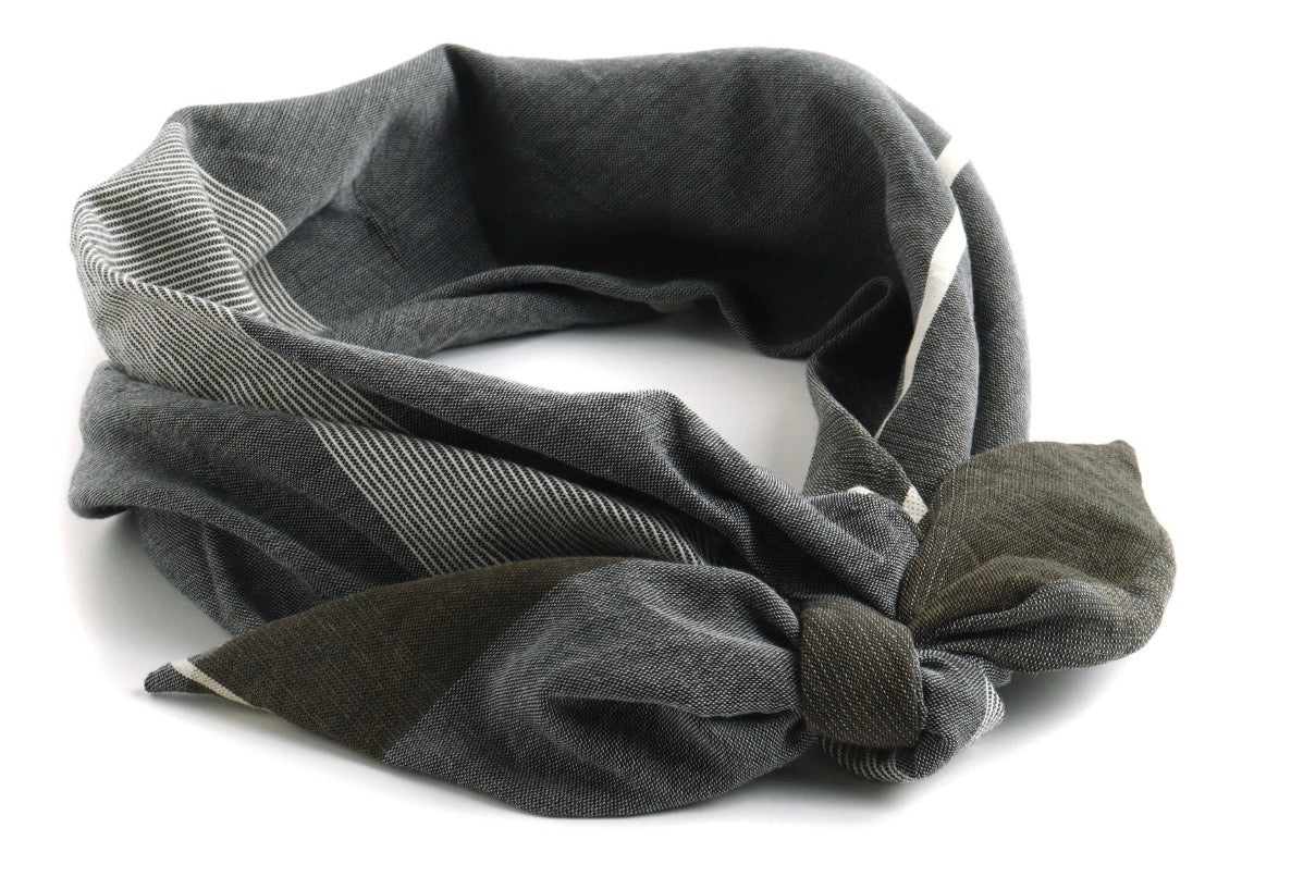 musubi cotton head scarf from Japan