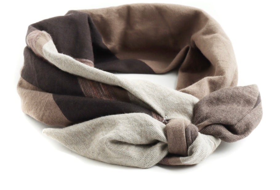 musubi cotton head scarf from Japan