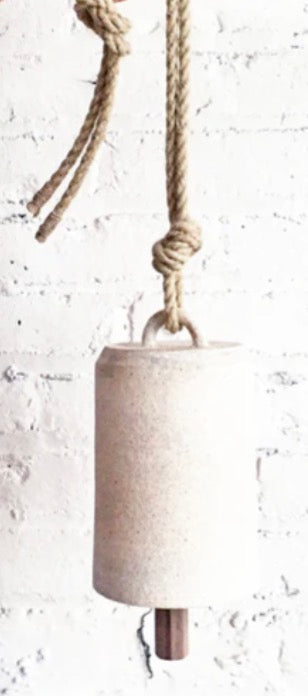 Mquan thrown bell tall white  size: XL: 12.5" x 6.5”