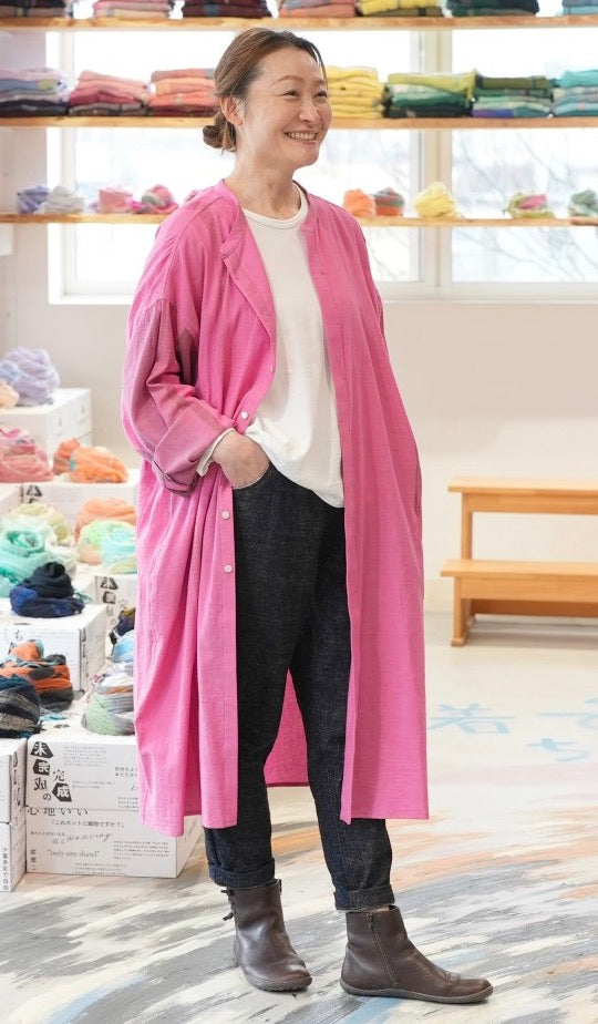 Cotton Over shirt from Tamaki Japan Xxxl Free Size