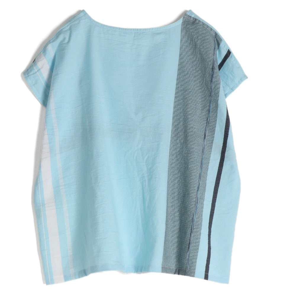 Suton tee short cap sleeve in organic Japanese cotton