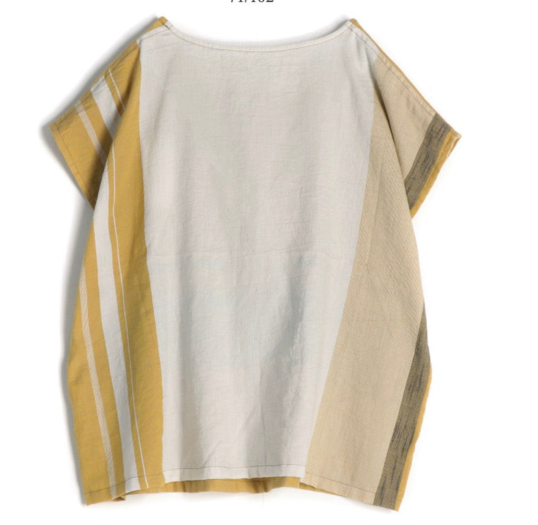 Suton tee short cap sleeve in organic Japanese cotton