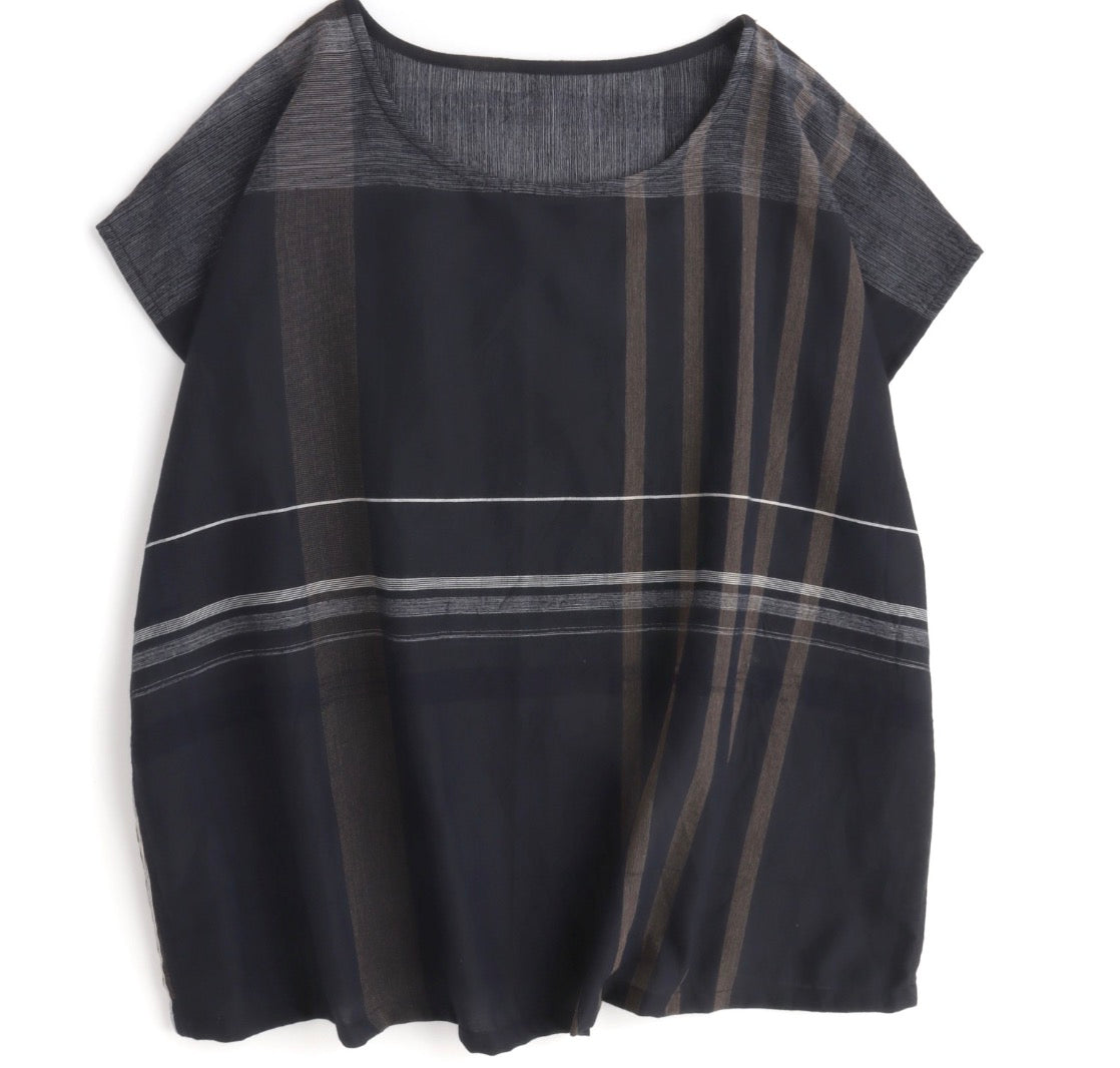 Suton tee short cap sleeve in organic Japanese cotton