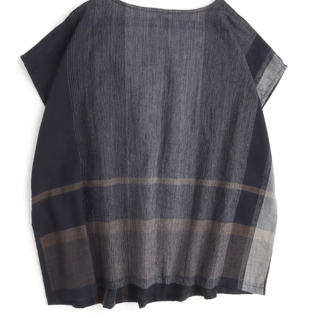 Suton tee short cap sleeve in organic Japanese cotton