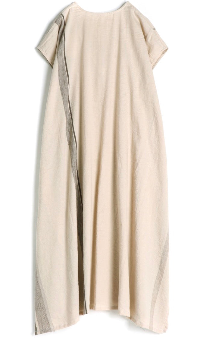 Fuwa Cap Sleeve Kaftan -Organic Cotton from Japan