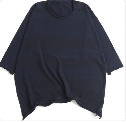 Nuime Futo Mid Sleeve Fine Organic Cotton Woven Top Gender Free by Tamaki-Niime