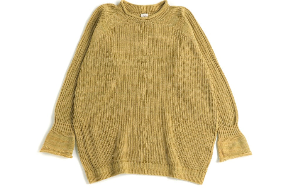 Tamaki-Niime Po Knit Good Organic Cotton Pullover Gender Free Wear from Japan