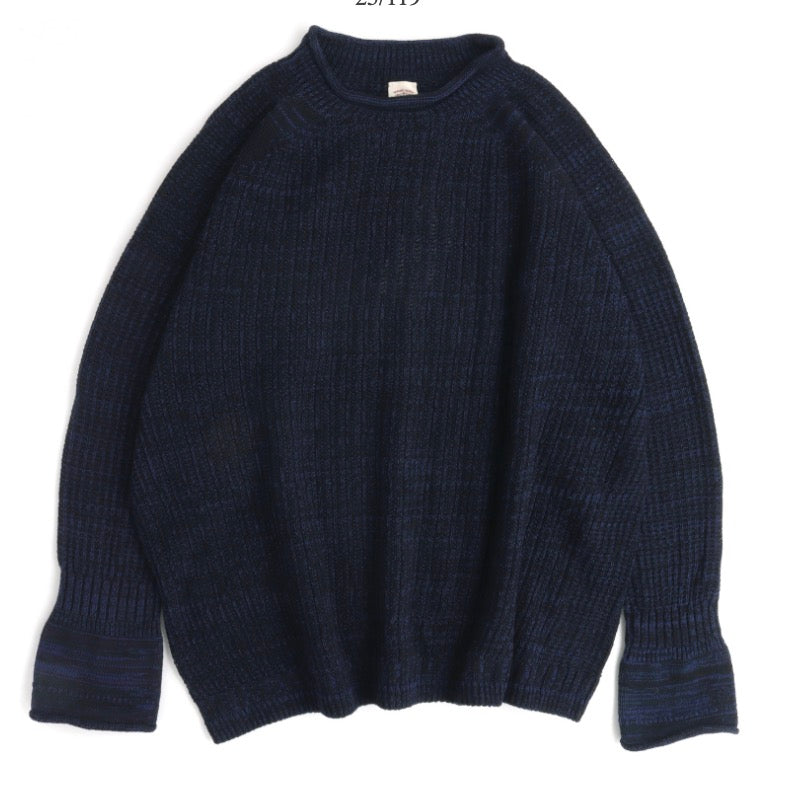 Tamaki-Niime Po Knit Good Organic Cotton Pullover Gender Free Wear from Japan