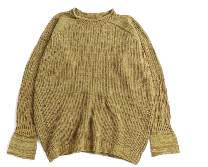Tamaki-Niime Po Knit Good Organic Cotton Pullover Gender Free Wear from Japan