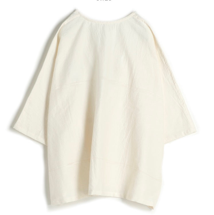 Tamaki-Niime Fuwa Tee Half Sleeve Organic Cotton Tee