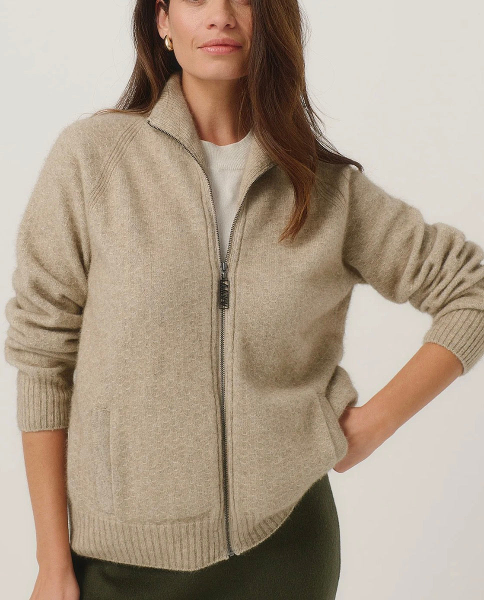 Arianne Soft Zip Sweater Jacket
