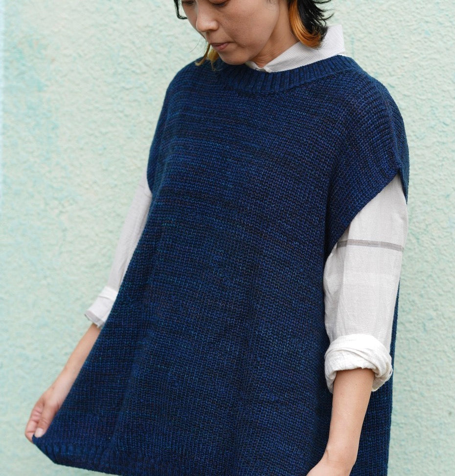 Knit Vest by Tamaki Niime