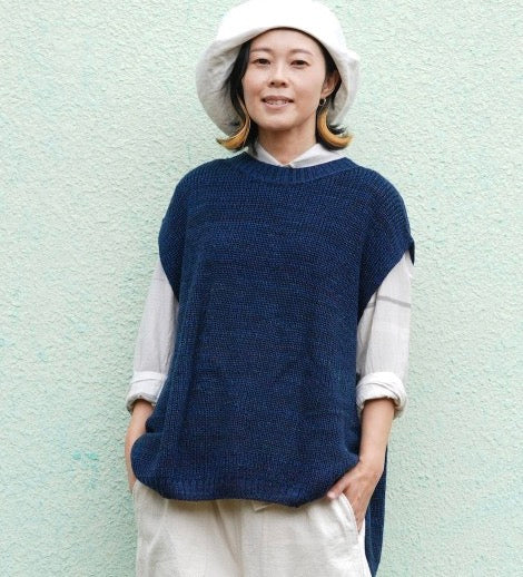Knit Vest by Tamaki Niime