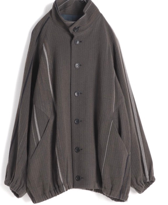 Blouson Merino and Cotton Layering Jacket