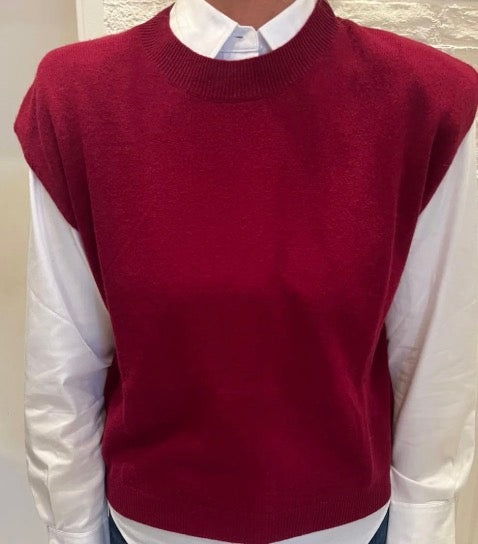 Lucca Crewneck Cashmere Pop Over by Colorush