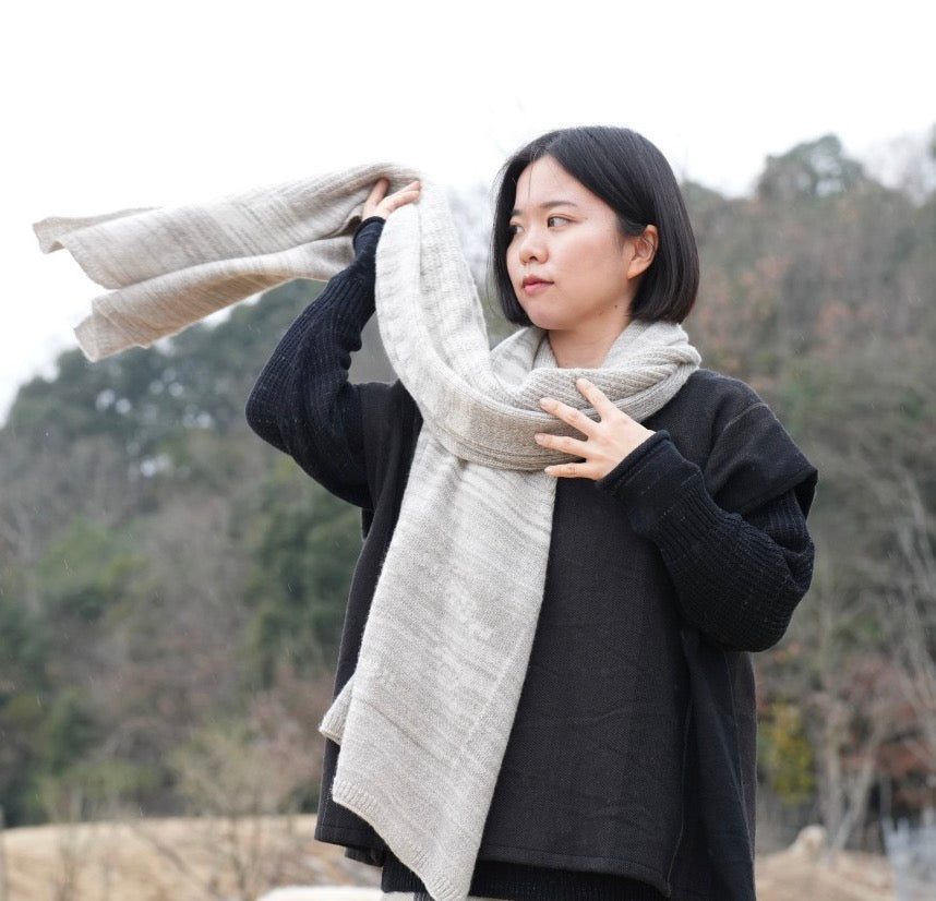 Cashmere Cotton Bliss Wrap from Japan