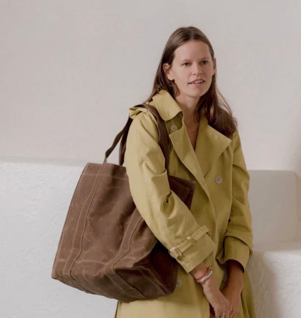 Waxed Cotton Canvas Tote from Vancouver