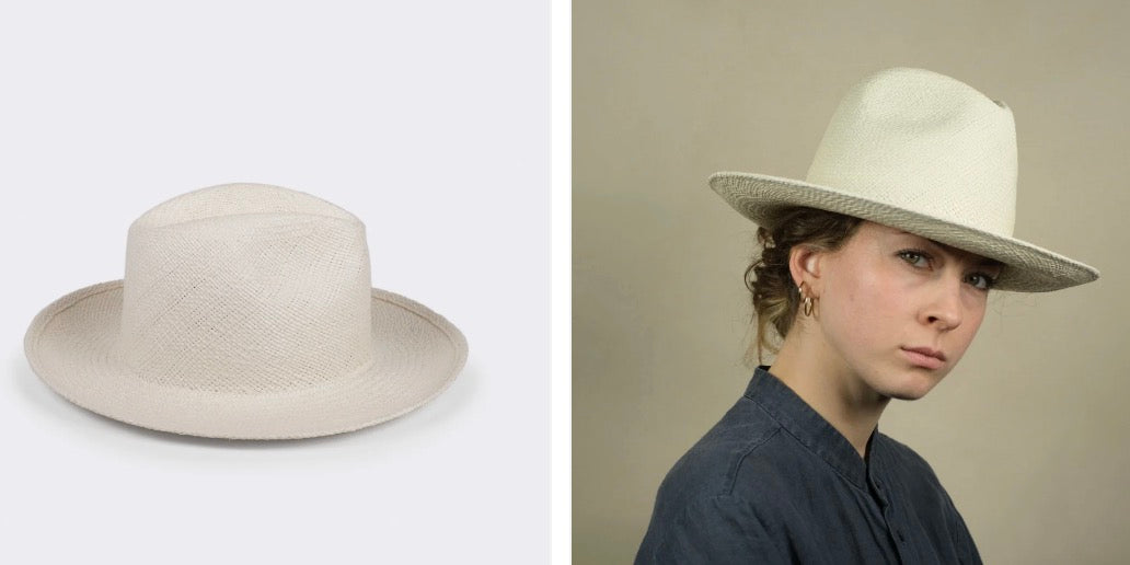 Boncia Panama Straw Hat made by Reinhard Plank in Ecru
