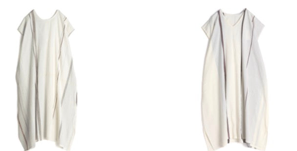 Fuwa Cap Sleeve Kaftan -Organic Cotton from Japan