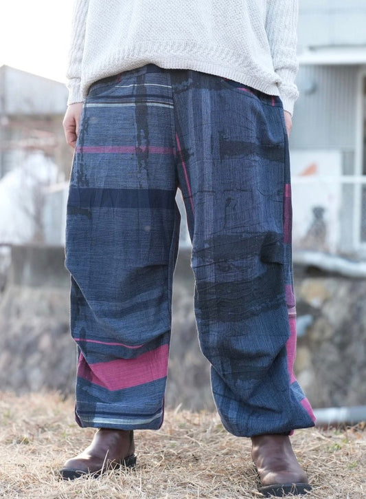 Tamaki-Niime Nica Parachute Cotton and Cotton-Merino Blend "Co-Ed" Pant