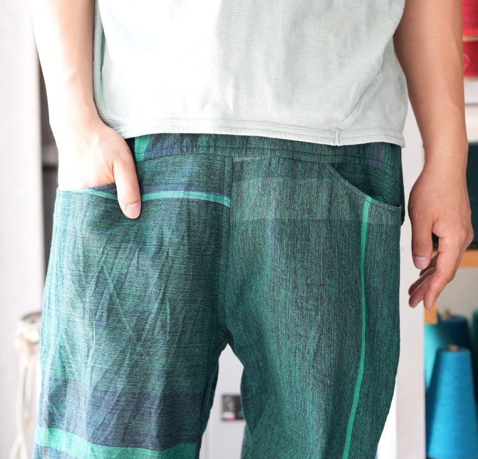 Tamaki-Niime Nica Parachute Cotton and Cotton-Merino Blend "Co-Ed" Pant