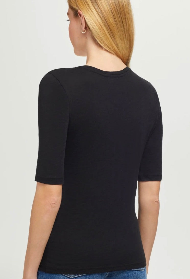 Goldie Lewinter Half Sleeve Slub Cotton Tee