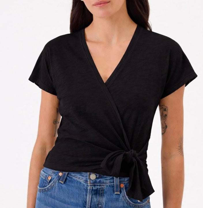 Peruvian Pima Cotton Wrap Top