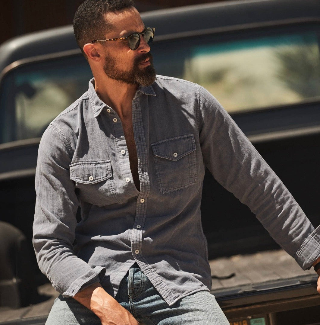 Reed Cotton Button Down Shirt