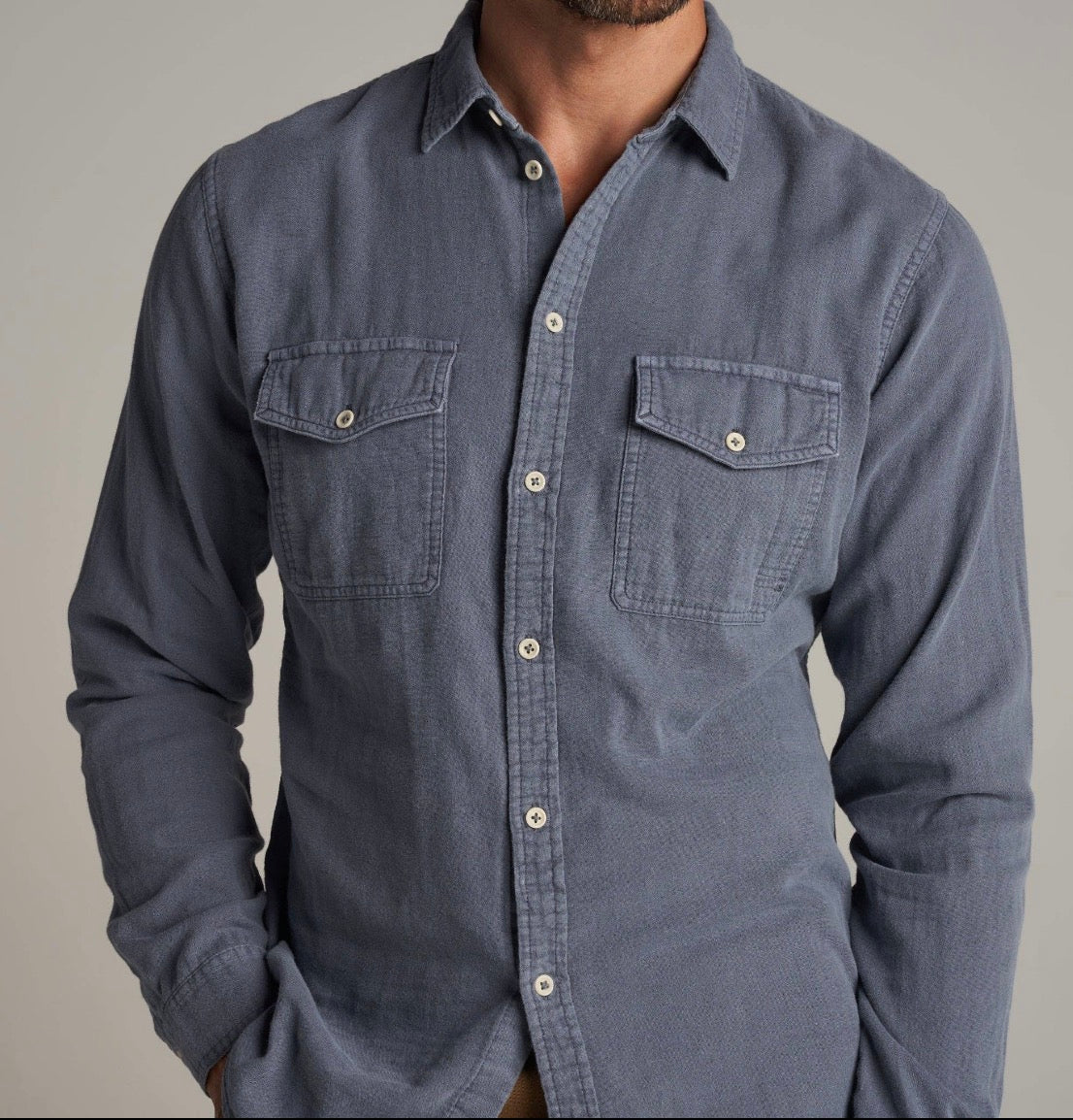 Reed Cotton Button Down Shirt