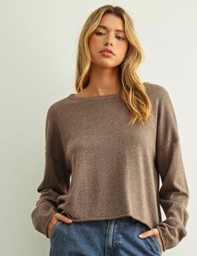 Bree Cashmere Cotton Comfort Pop Over Knit
