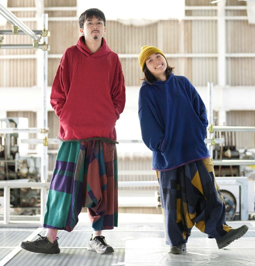 Dub Dub reversible Hoodie in organic cotton from Japan