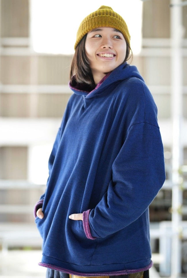 Dub Dub reversible Hoodie in organic cotton from Japan