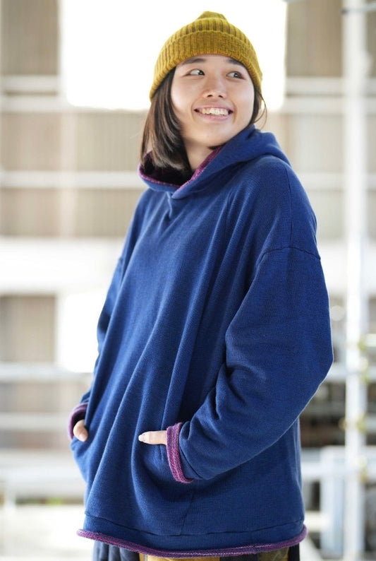 Dub Dub reversible Hoodie in organic cotton from Japan