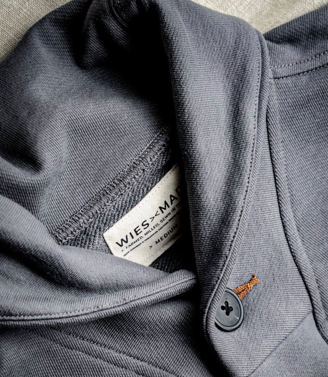 Mens Coastal | 14oz 100% Cotton French Terry Cardigan