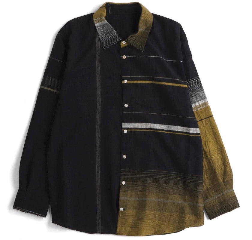 Button Down Shirt -Long Sleeve in Organic Cotton by Tamaki-Niime