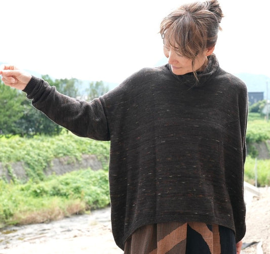 To Yuru Merino Cotton Groove Sweater