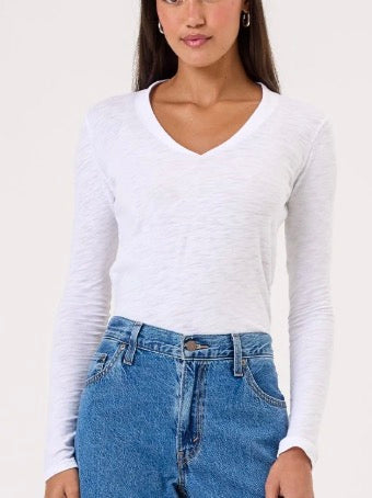 Peruvian Pima Cotton Long Sleeve Top