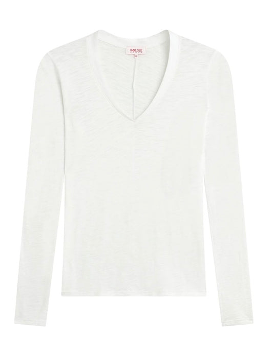 Peruvian Pima Cotton Long Sleeve Top