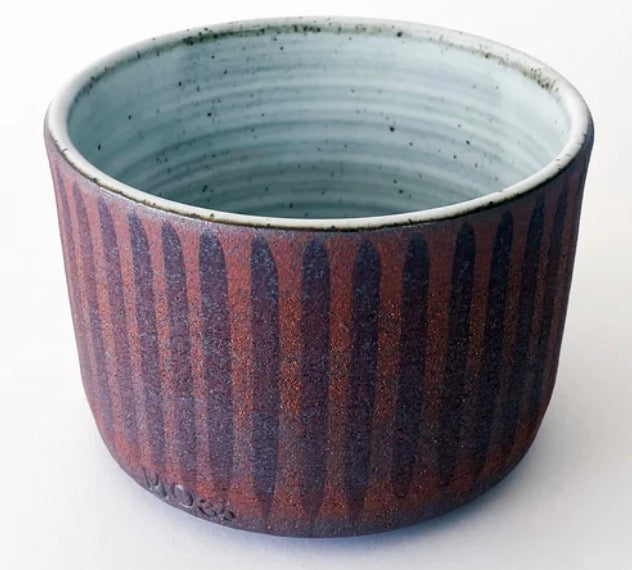 Stripe T- Bowl Vessel by Mquan