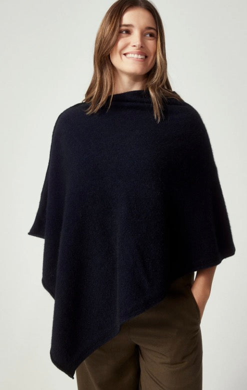 Sloane Luxury Cape from New Zealand- Deepest Navy