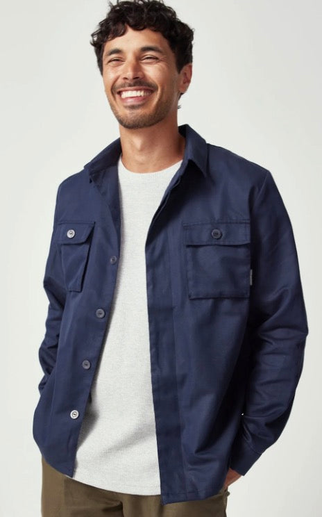 Ireland Eco-Overshirt in Cotton Linen Blend