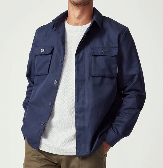Ireland Eco-Overshirt in Cotton Linen Blend