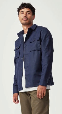 Ireland Eco-Overshirt in Cotton Linen Blend