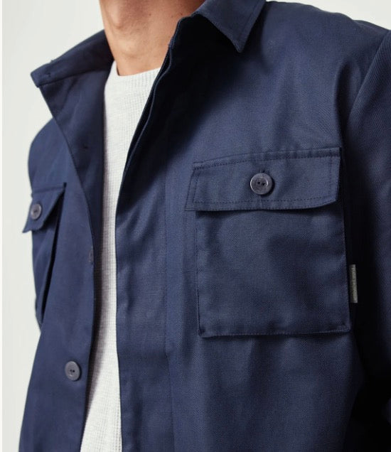 Ireland Eco-Overshirt in Cotton Linen Blend
